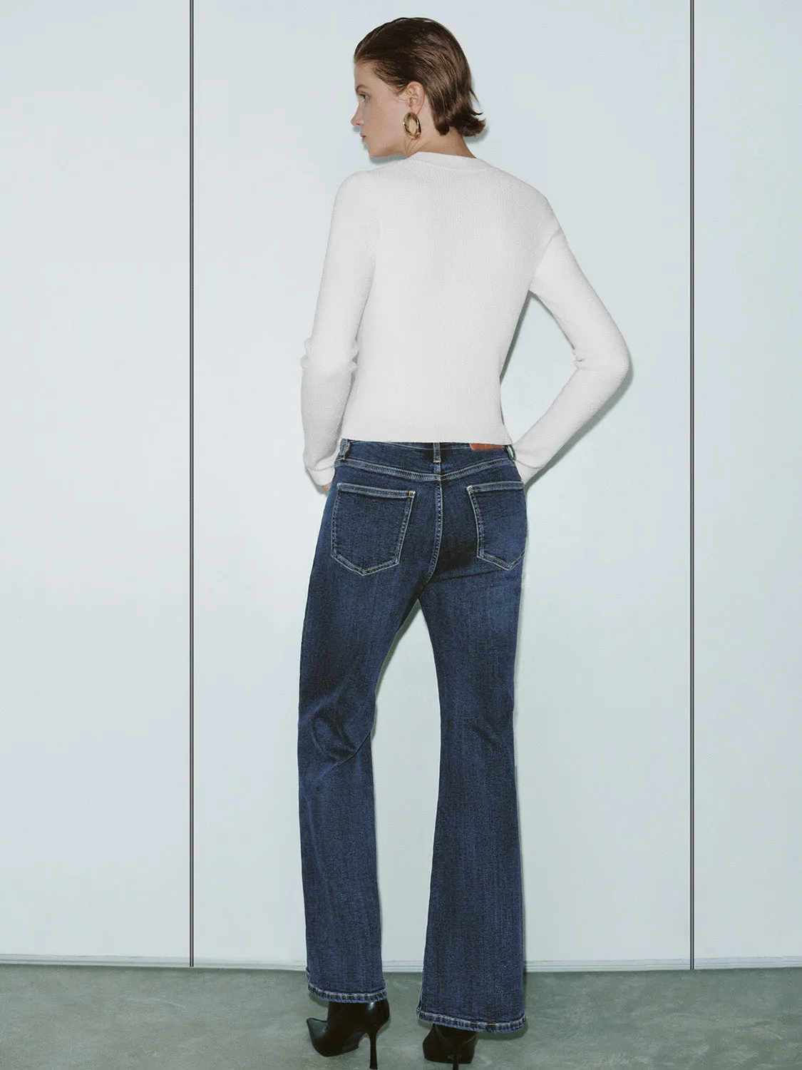 Square Neck Knitted T-Shirts