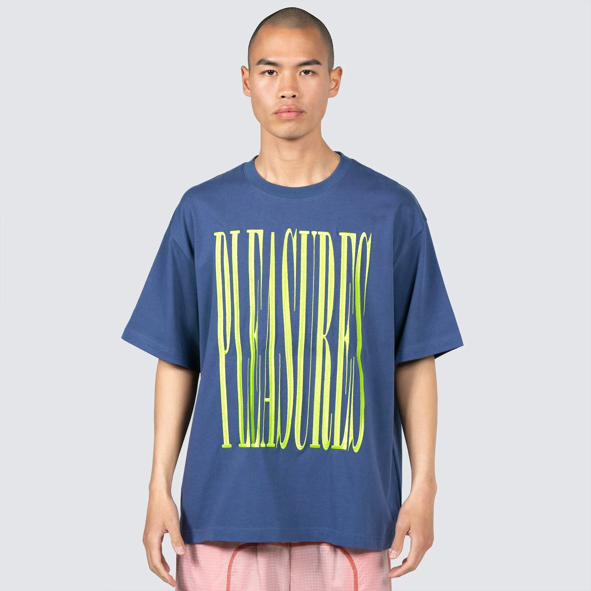 STRETCH HEAVYWEIGHT TEE (BLUE)