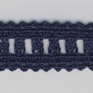 Stretch Torchon Lace #47 Night Blue