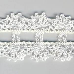 Stretch Torchon Lace #48 Silver