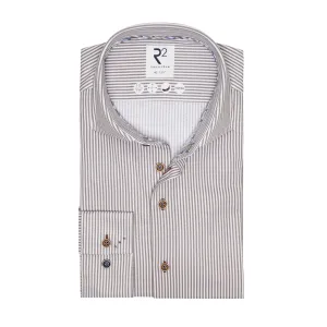 Striped knitted shirt