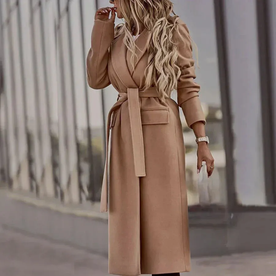 Stylish Valeraine women's jacket with a trendy belt