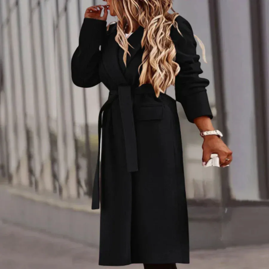 Stylish Valeraine women's jacket with a trendy belt