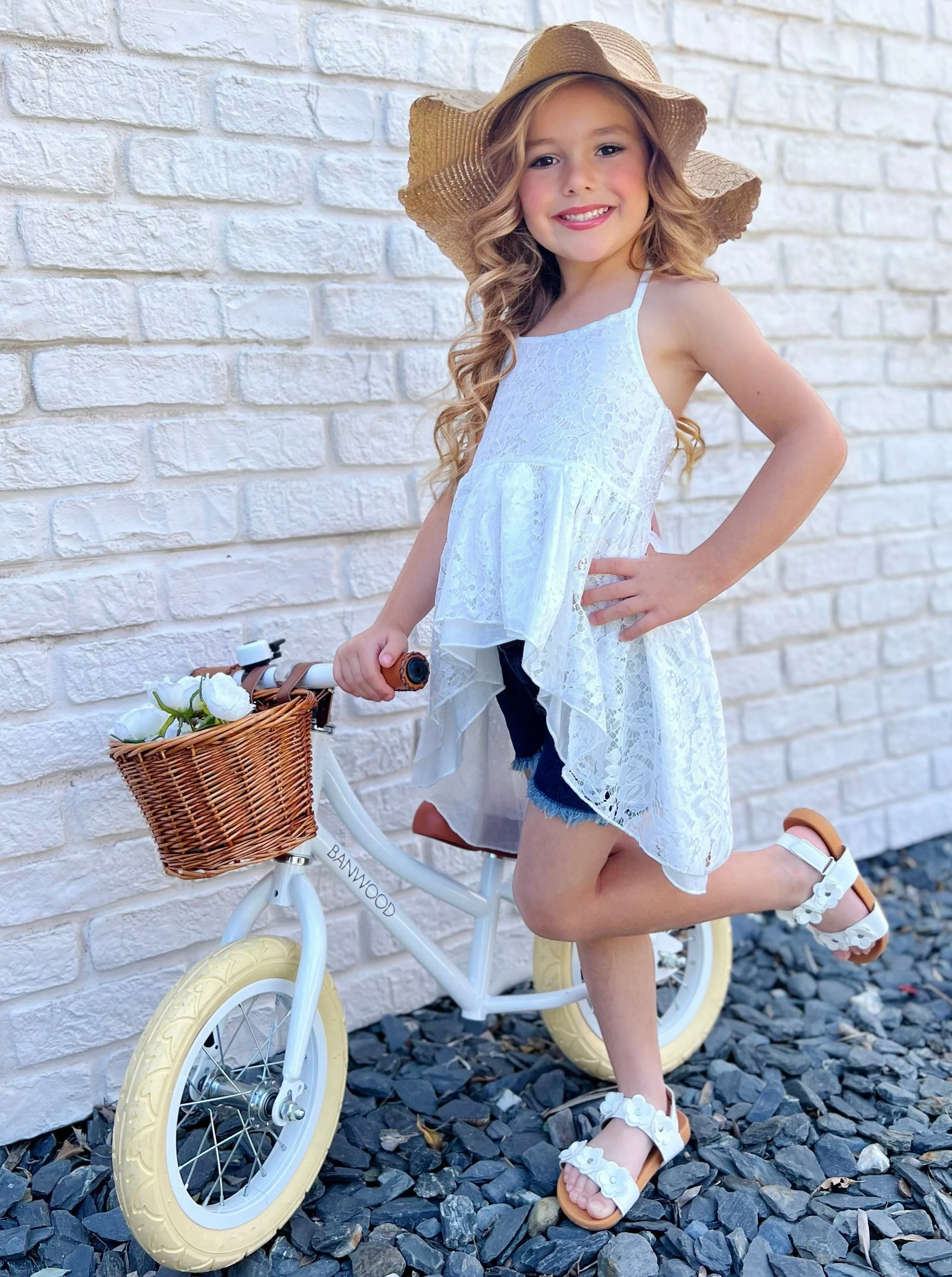 Sun Chaser Denim Shorts Set