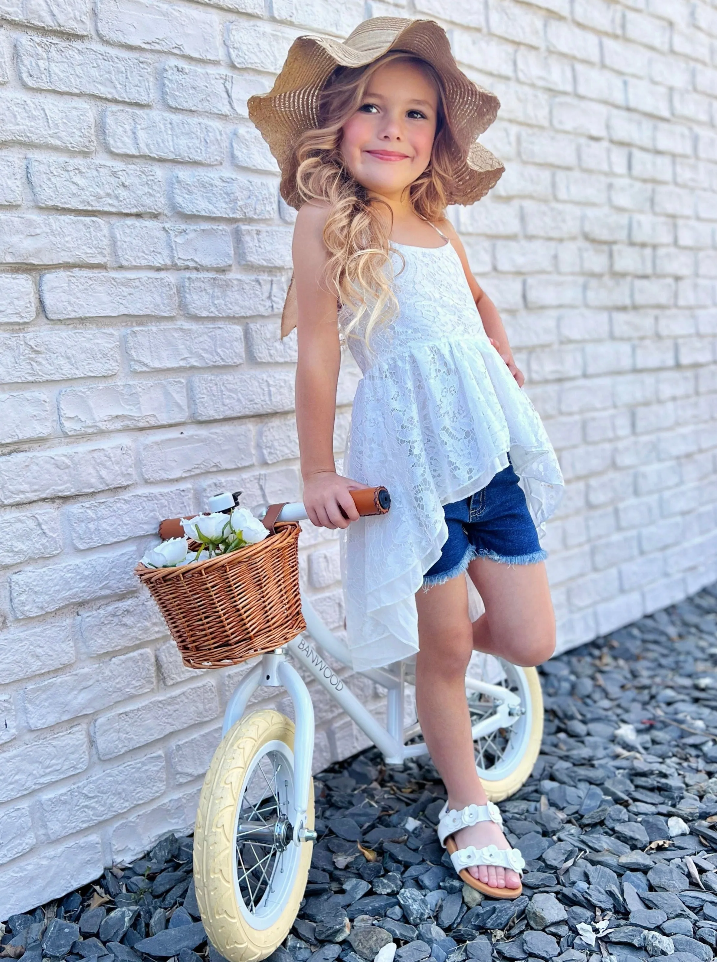 Sun Chaser Denim Shorts Set