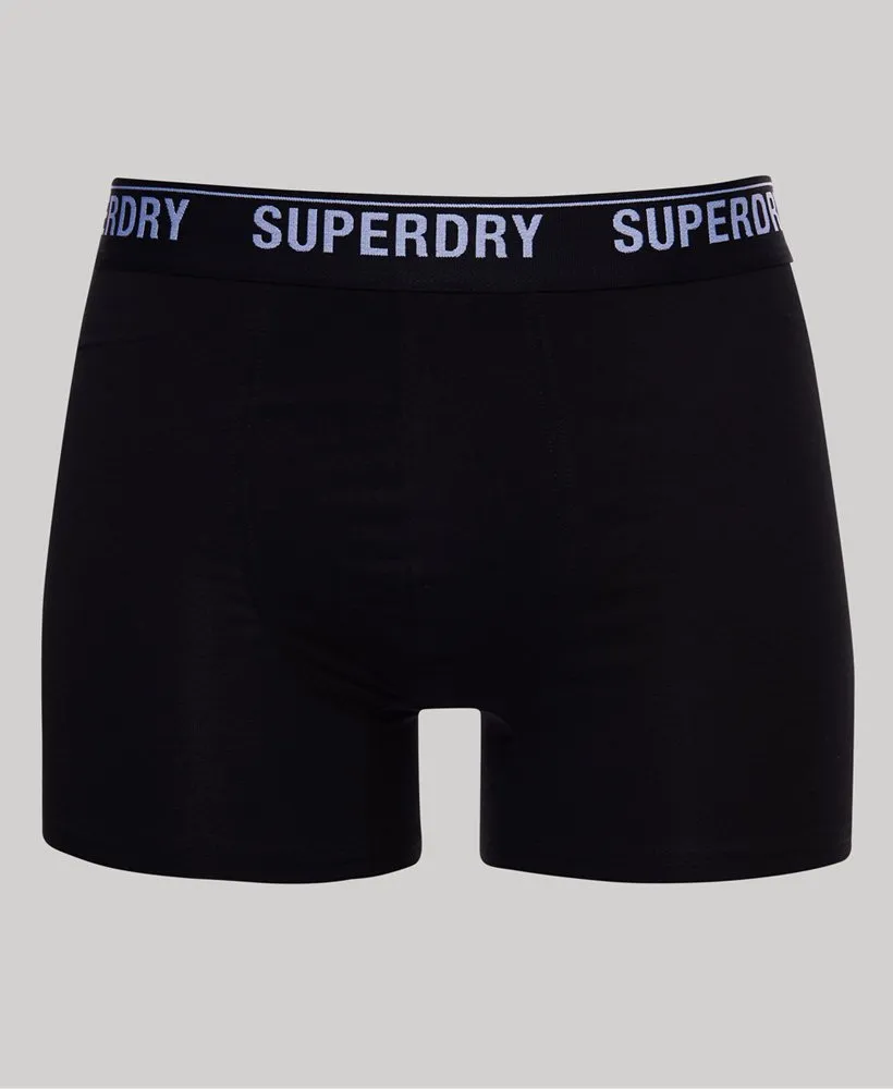 Superdry M3110342A Boxer Triple Pack Black Optic