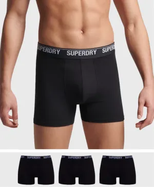 Superdry M3110342A Boxer Triple Pack Black Optic