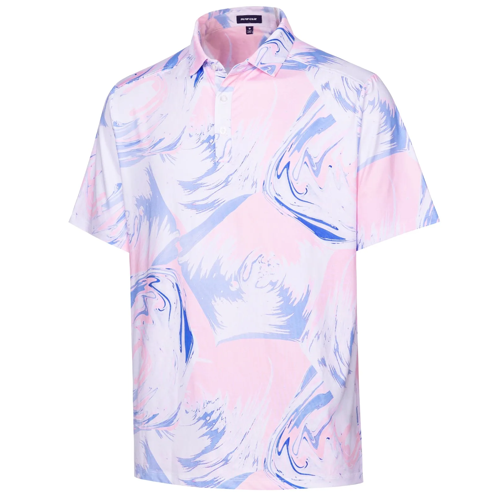 SURF CUZ Funny Golf Polo Shirts for Men