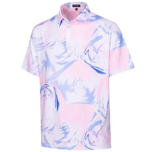 SURF CUZ Funny Golf Polo Shirts for Men