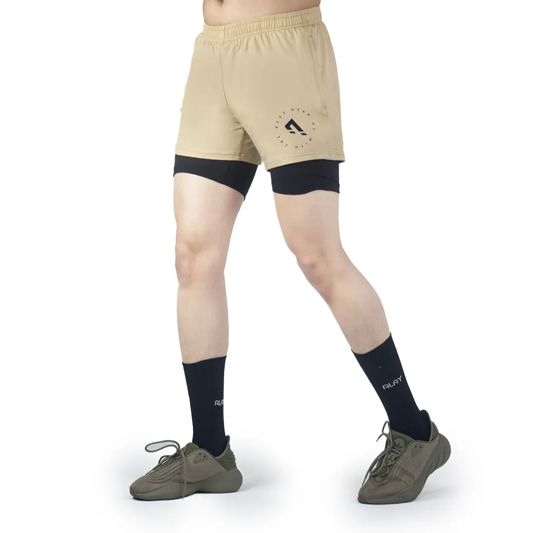 Swift Compression Shorts - Beige