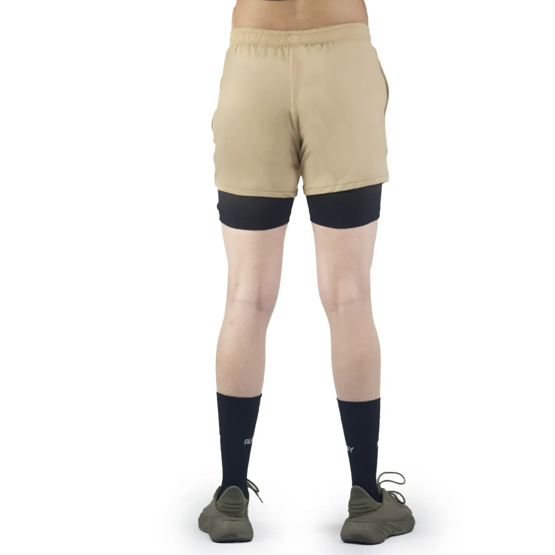 Swift Compression Shorts - Beige