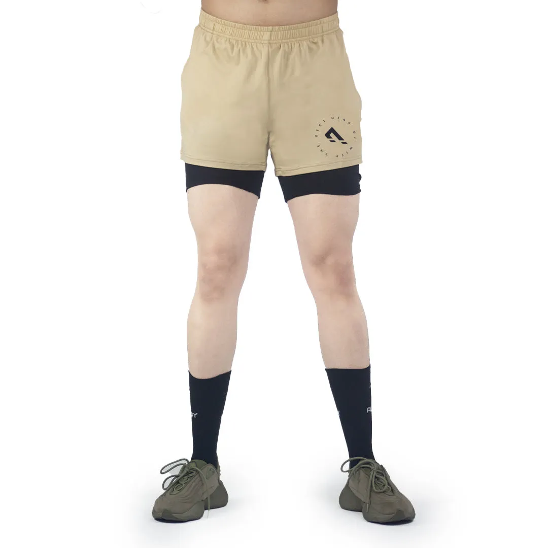 Swift Compression Shorts - Beige