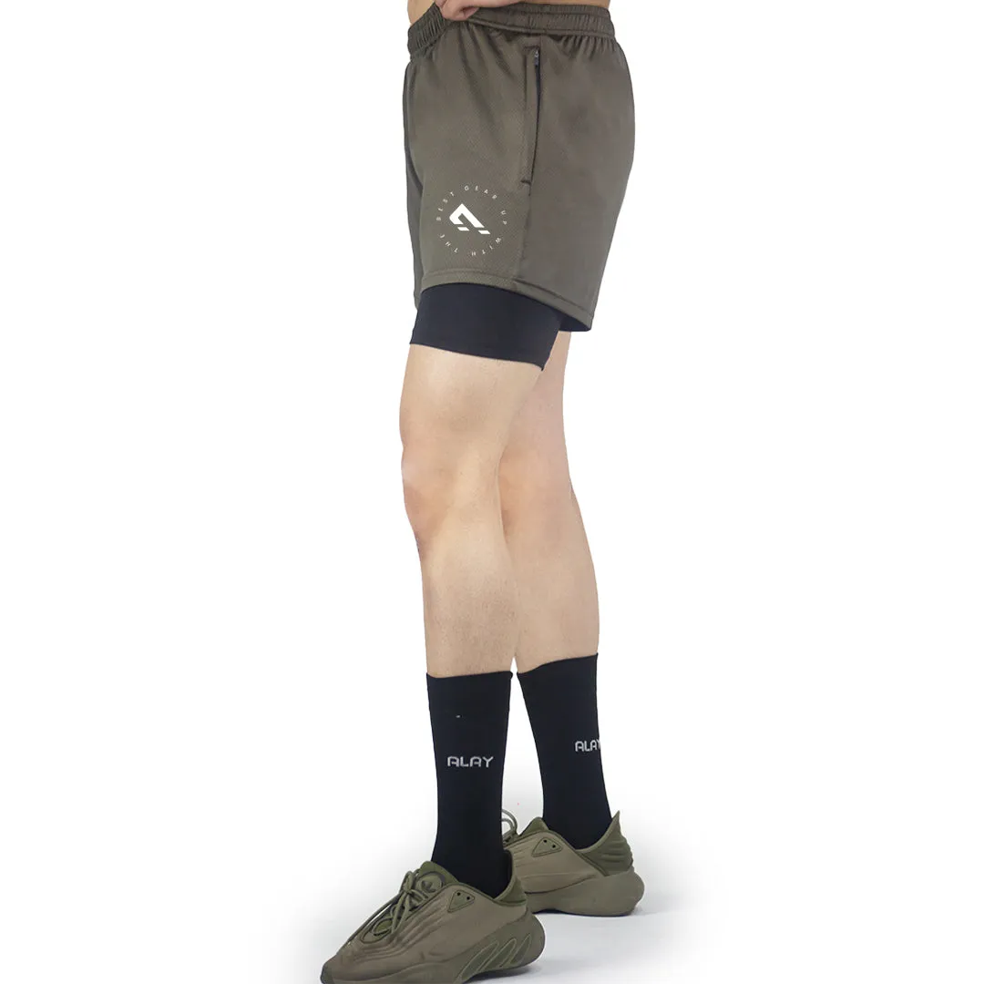 Swift Compression Shorts - Olive