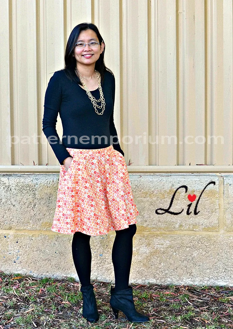 Swing Shorts | Woven Flared Shorts Sewing Pattern