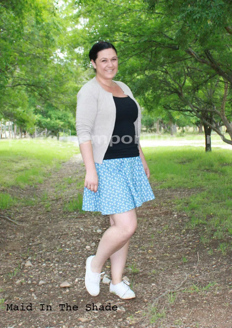 Swing Shorts | Woven Flared Shorts Sewing Pattern