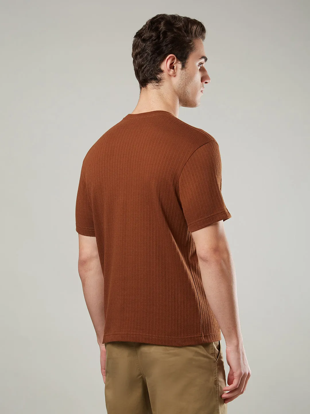 Textured Jacquard T-Shirts