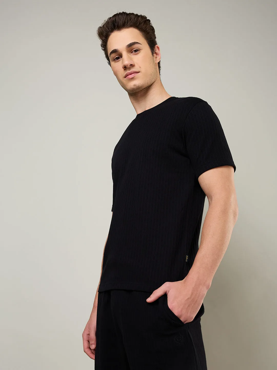 Textured Jacquard T-Shirts
