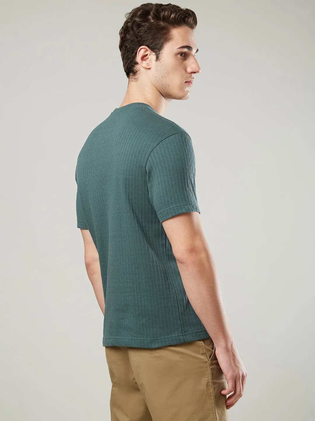 Textured Jacquard T-Shirts
