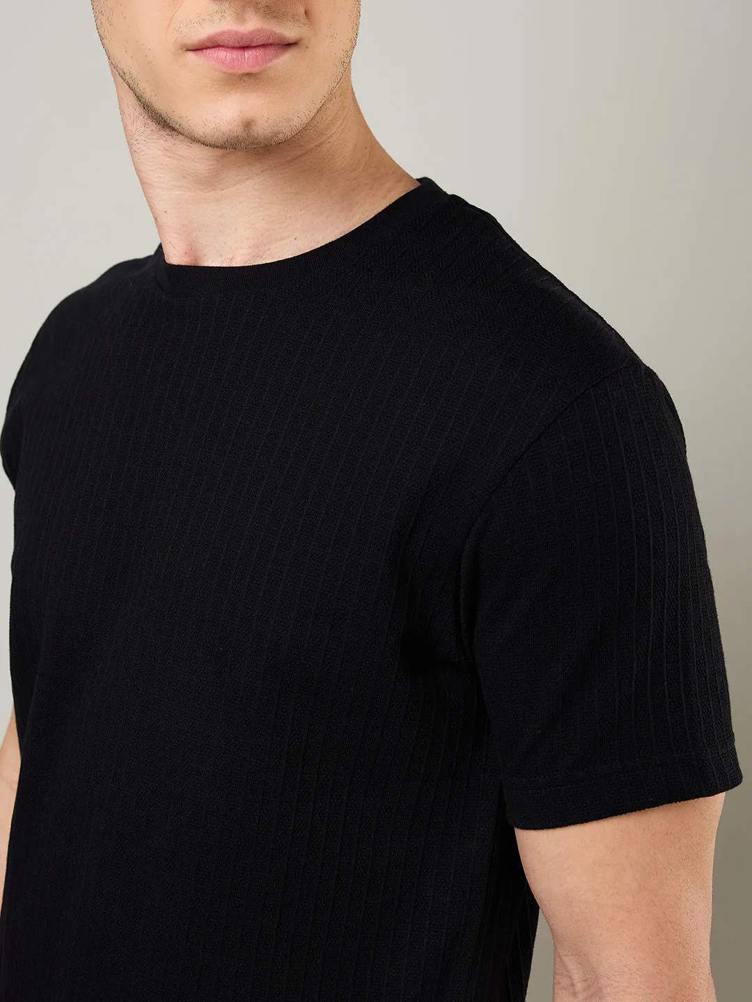 Textured Jacquard T-Shirts