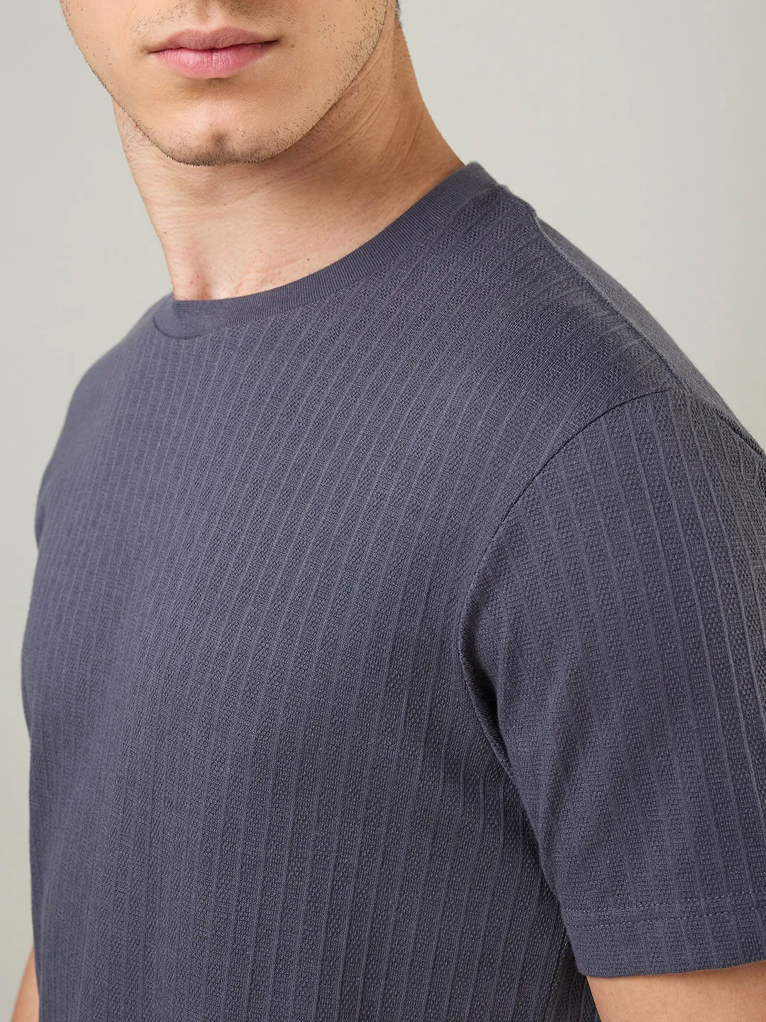 Textured Jacquard T-Shirts