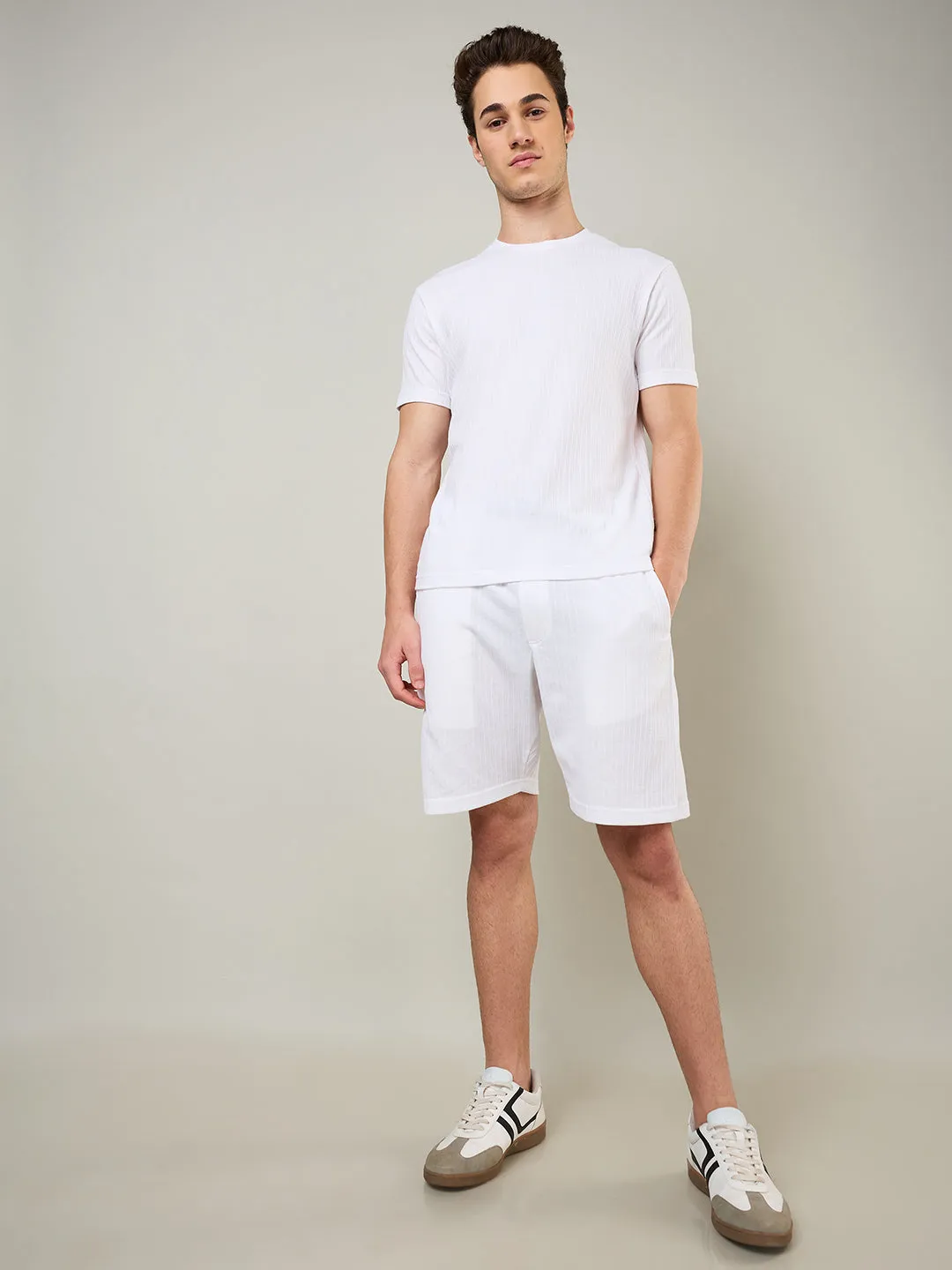 Textured Jacquard T-Shirts