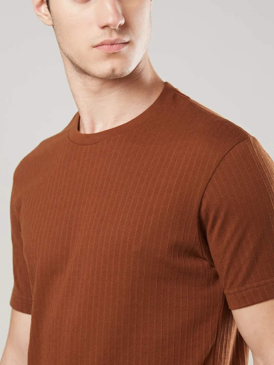Textured Jacquard T-Shirts