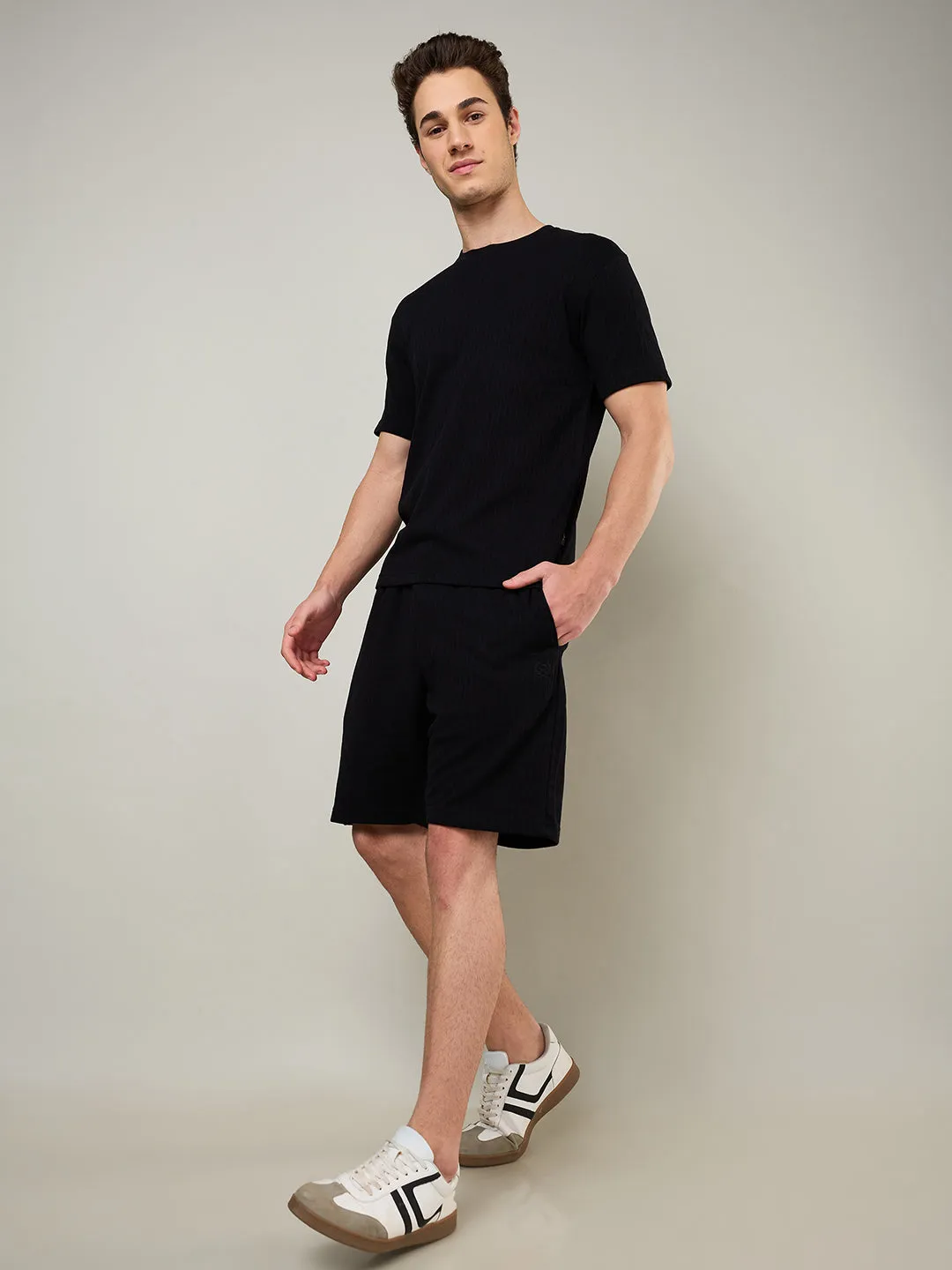 Textured Jacquard T-Shirts