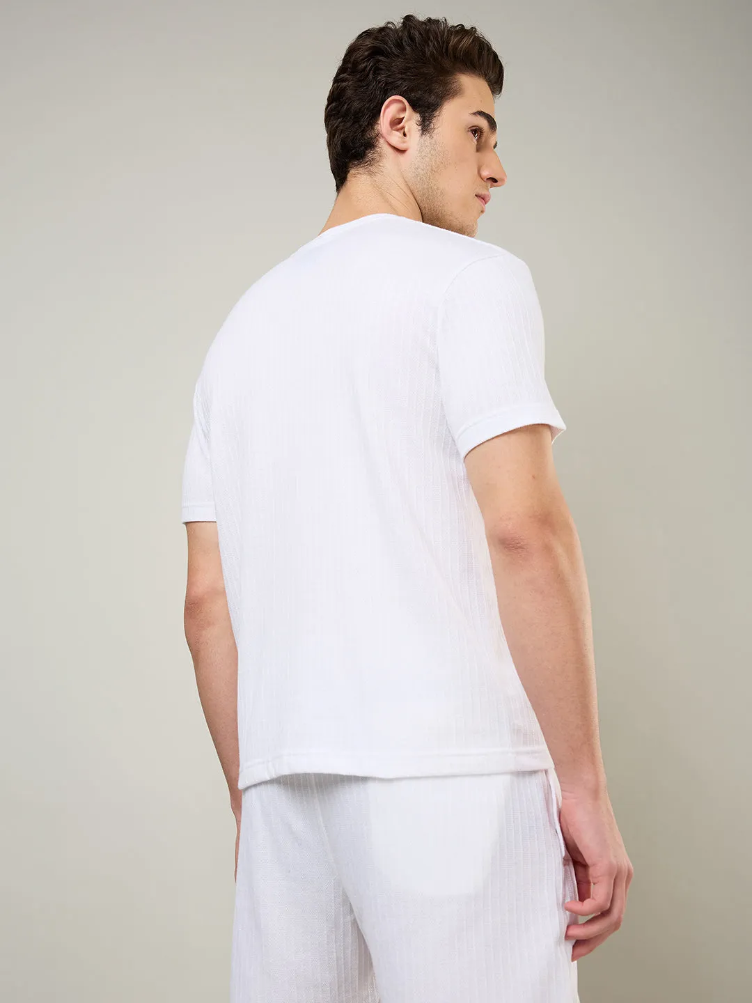 Textured Jacquard T-Shirts