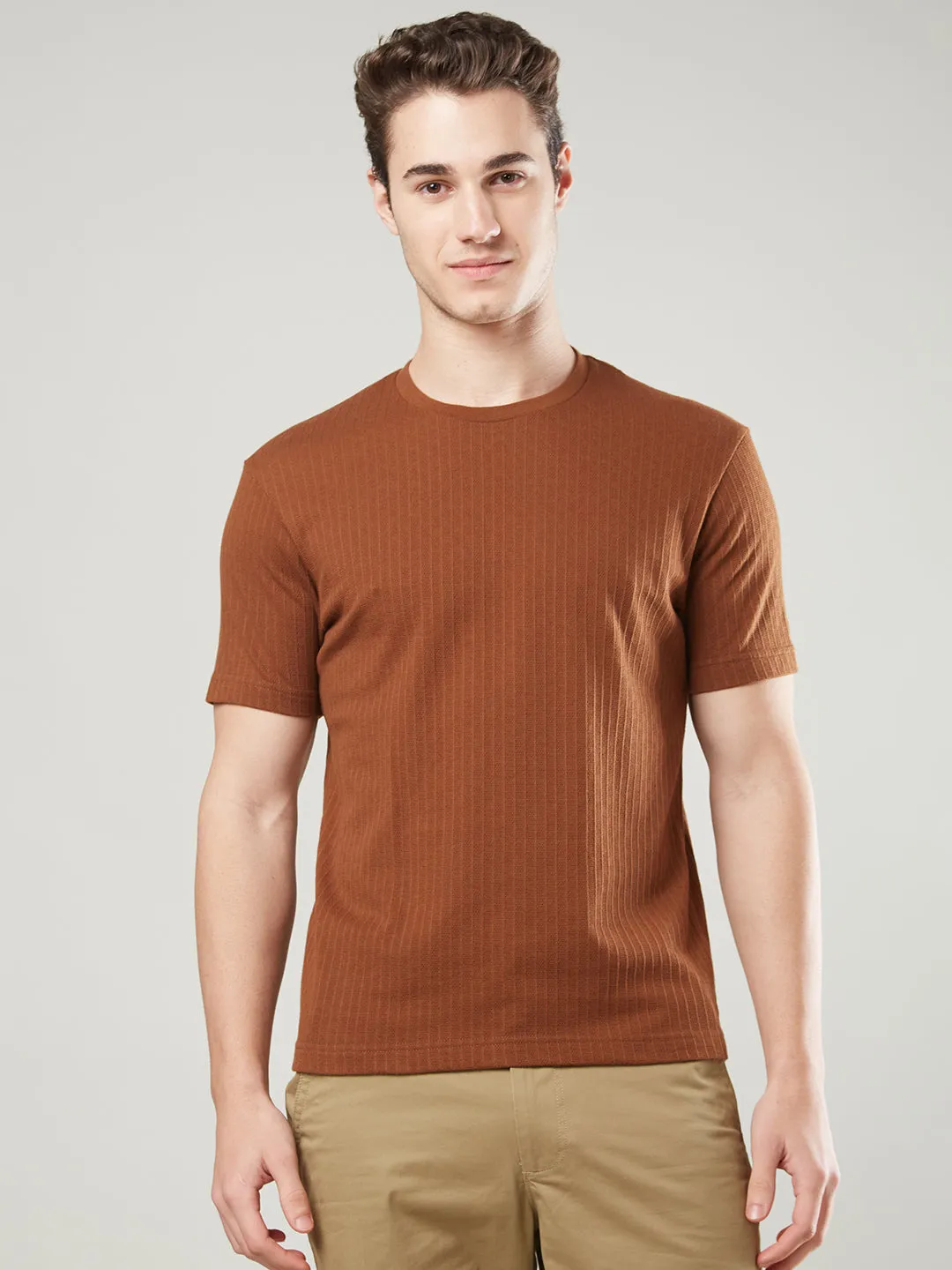 Textured Jacquard T-Shirts