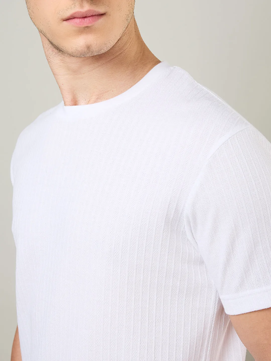 Textured Jacquard T-Shirts