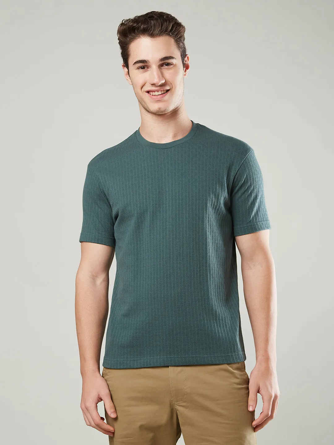 Textured Jacquard T-Shirts