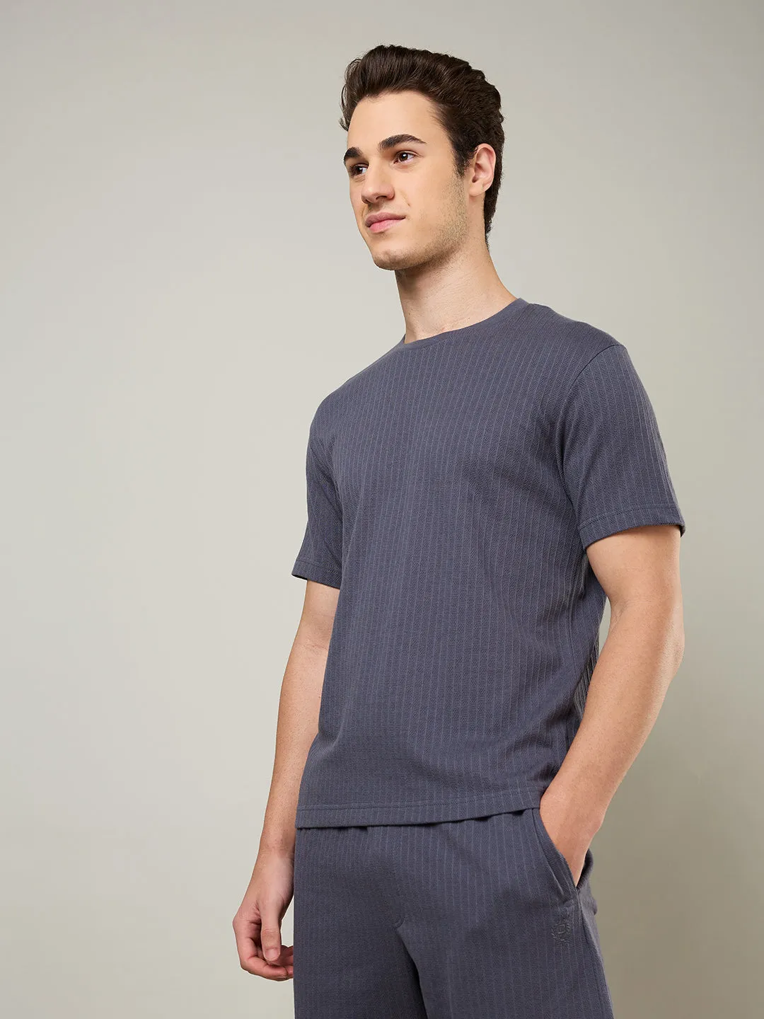 Textured Jacquard T-Shirts