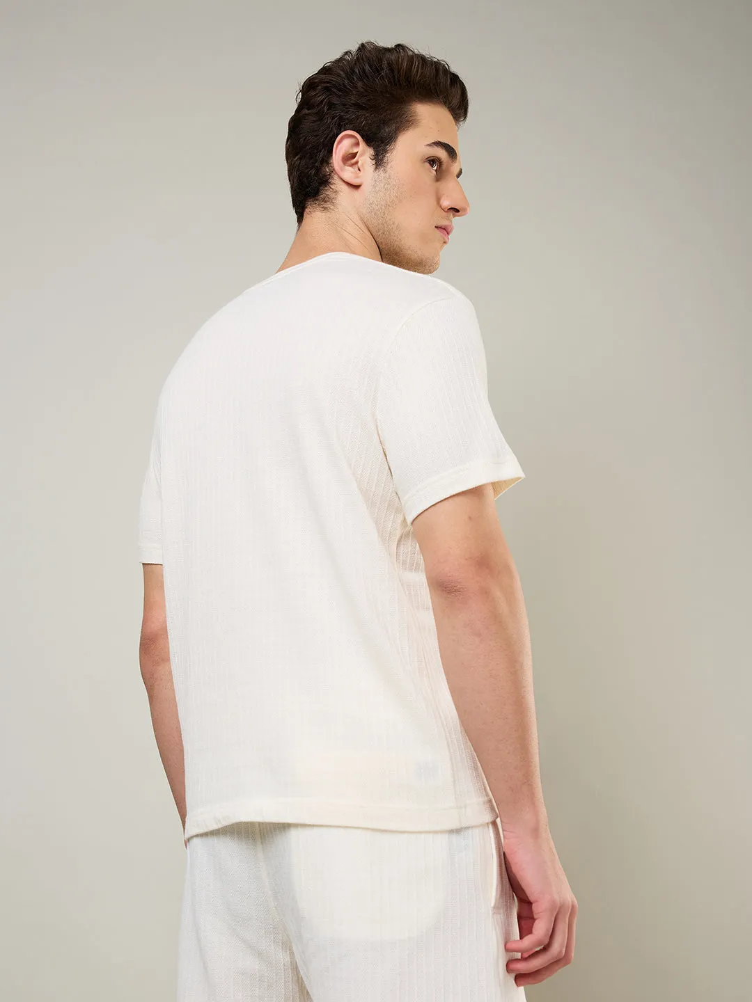 Textured Jacquard T-Shirts