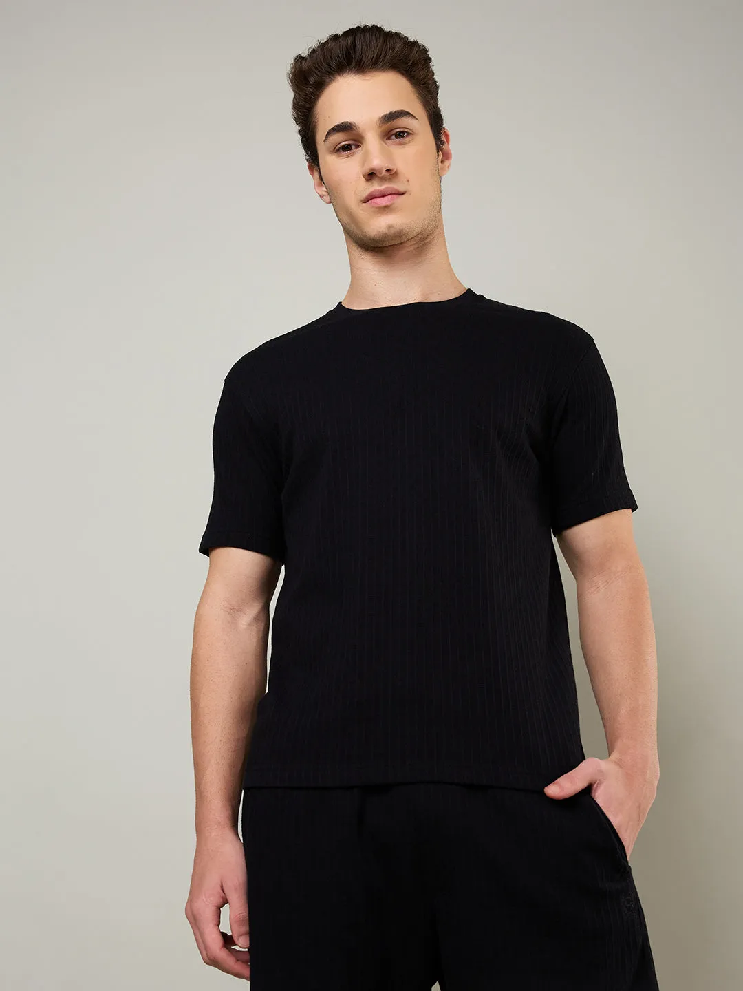 Textured Jacquard T-Shirts