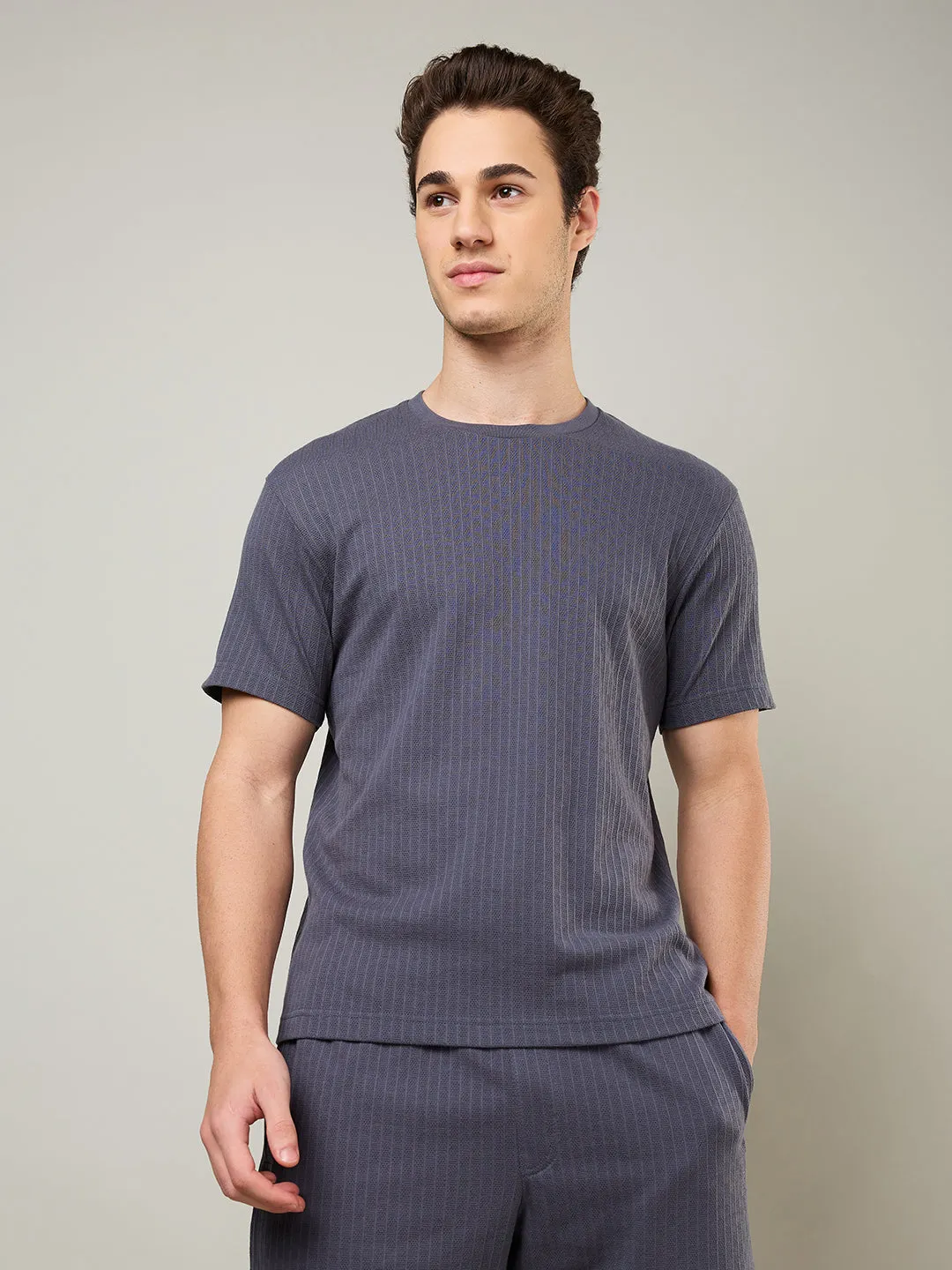 Textured Jacquard T-Shirts