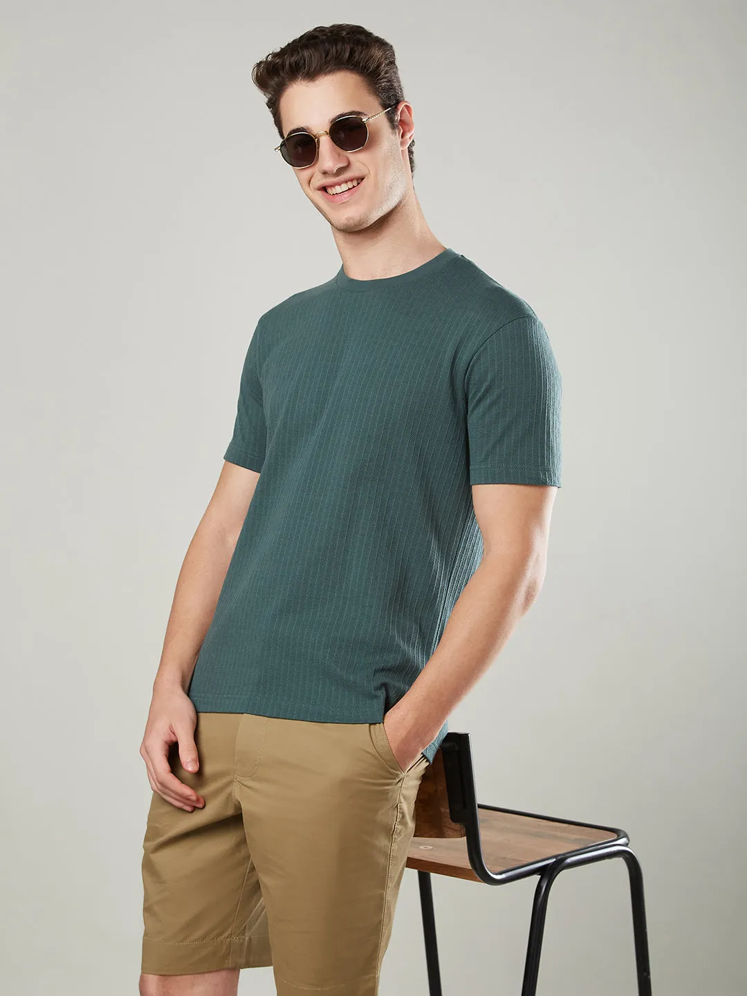 Textured Jacquard T-Shirts