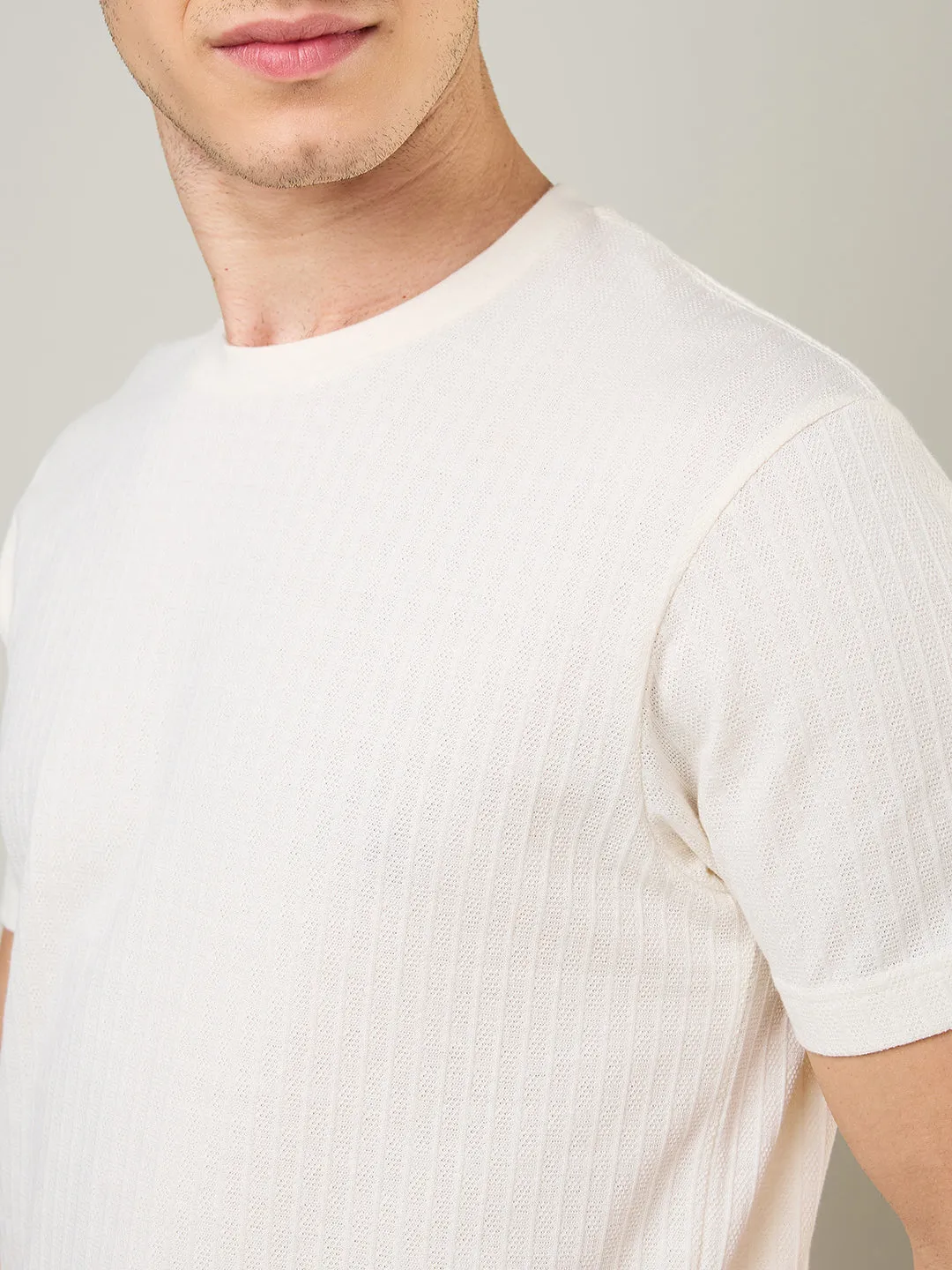 Textured Jacquard T-Shirts