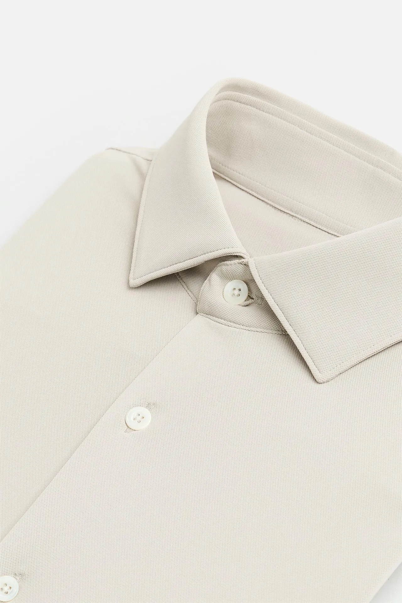TEXTURED STRETCH SHIRT