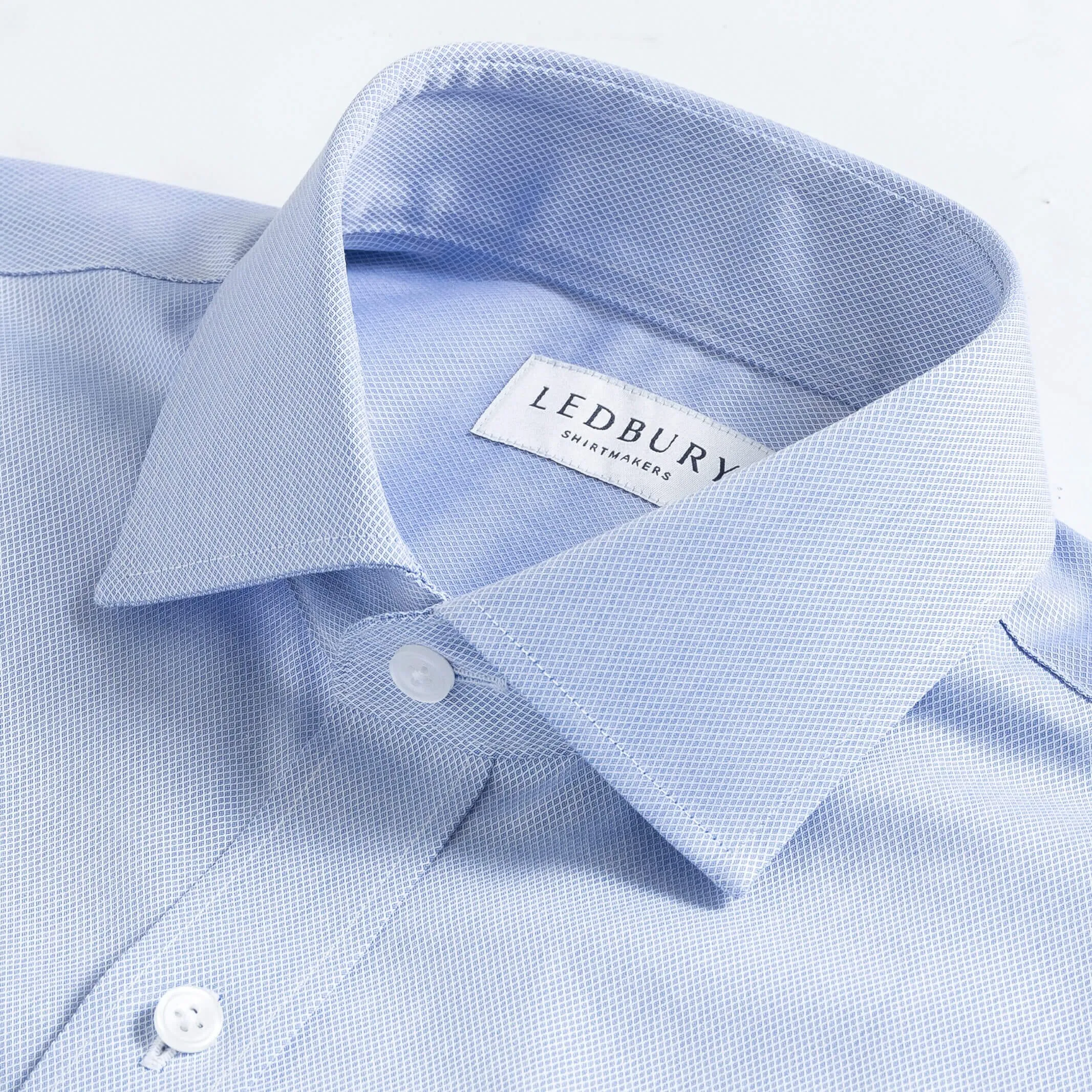 The Blue Monti Sinclair Dobby Custom Shirt