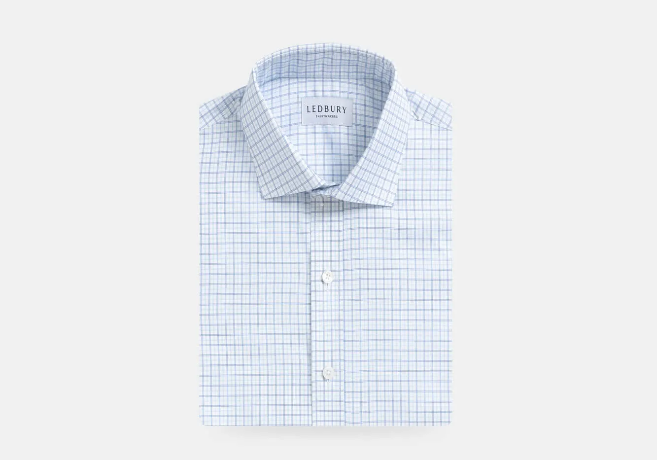 The Light Blue Wickham Tattersall Custom Shirt
