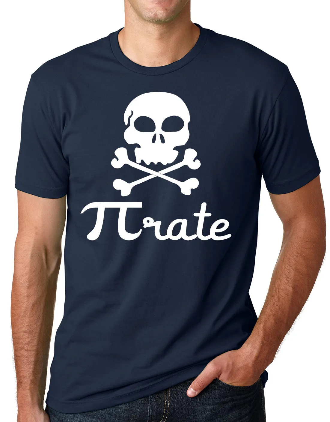 Think Out Loud Apparel Pi rate Funny Pirate T shirt Humor Tee Math Graphic Tee