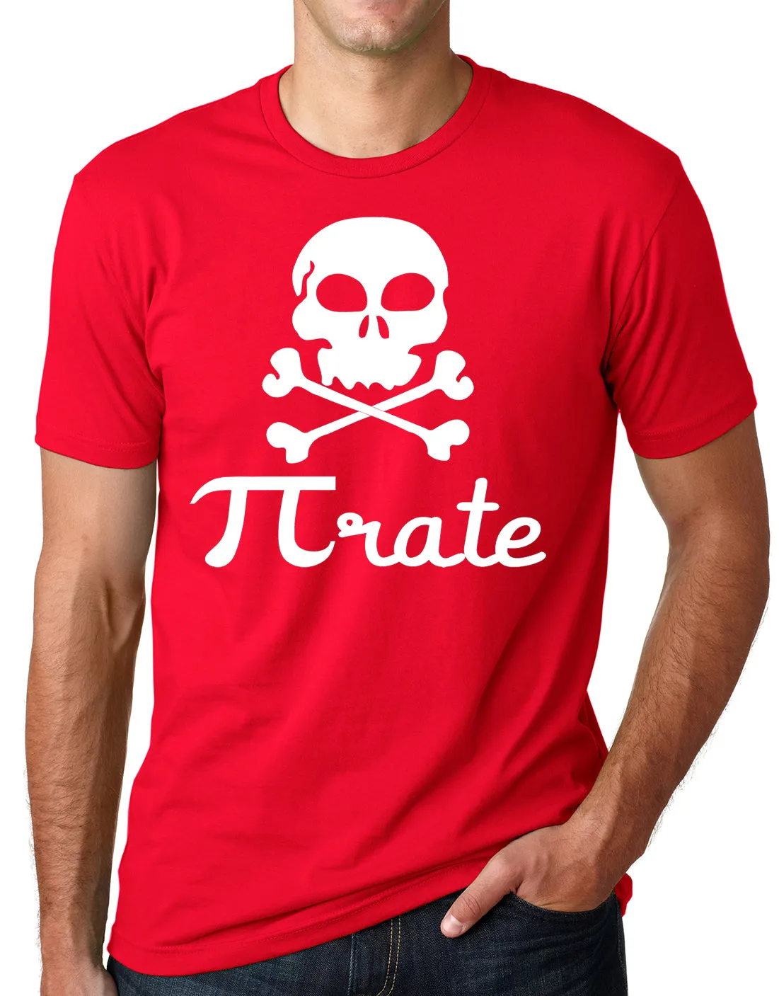 Think Out Loud Apparel Pi rate Funny Pirate T shirt Humor Tee Math Graphic Tee