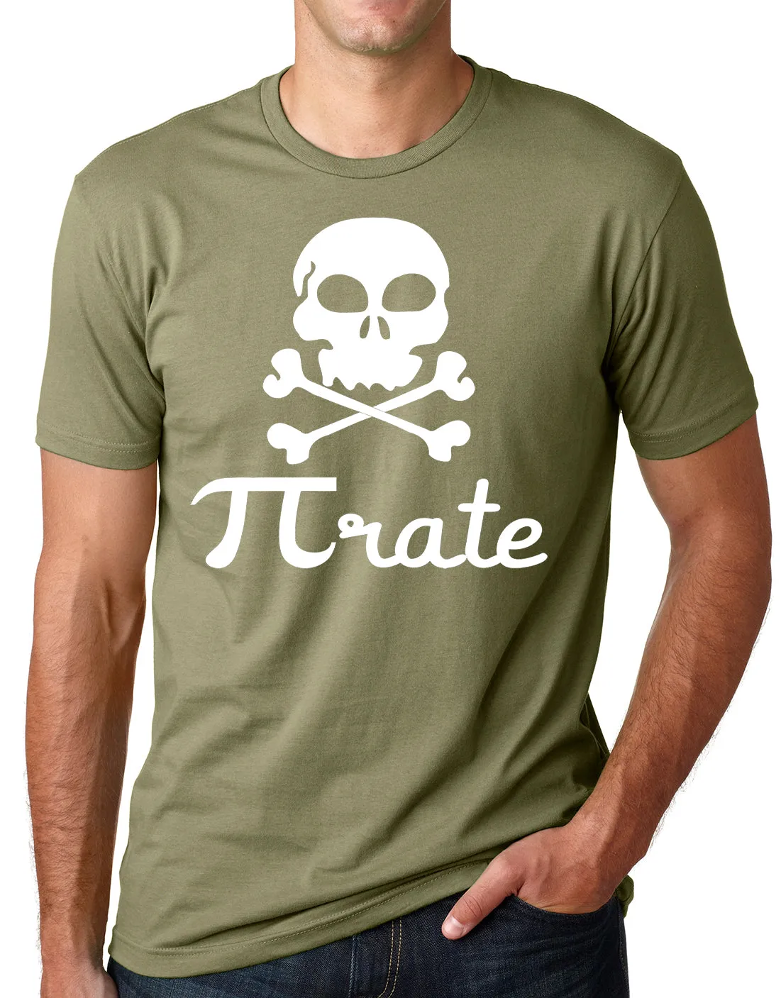 Think Out Loud Apparel Pi rate Funny Pirate T shirt Humor Tee Math Graphic Tee