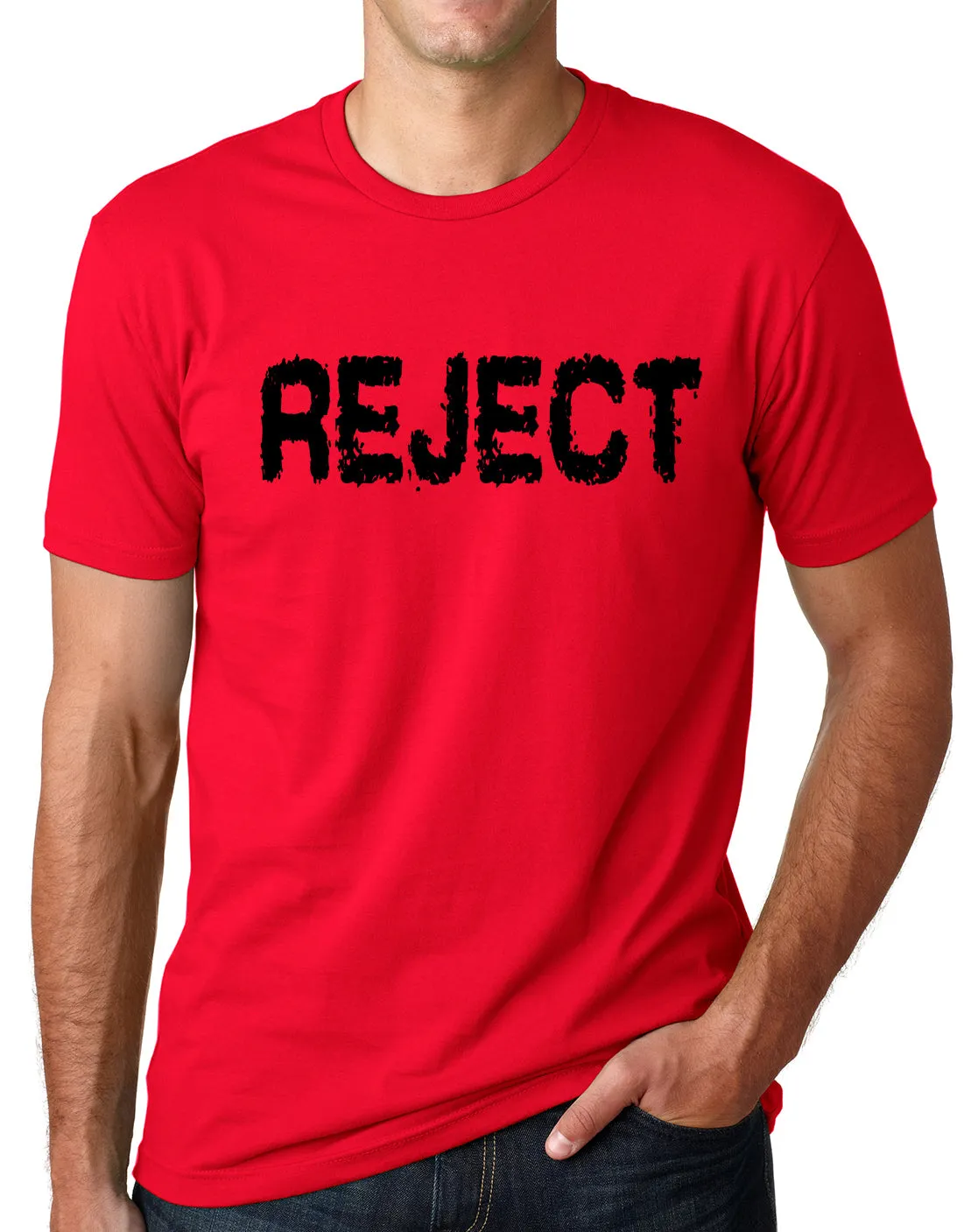 Think Out Loud Apparel Reject Funny T shirt joke gag humor tee