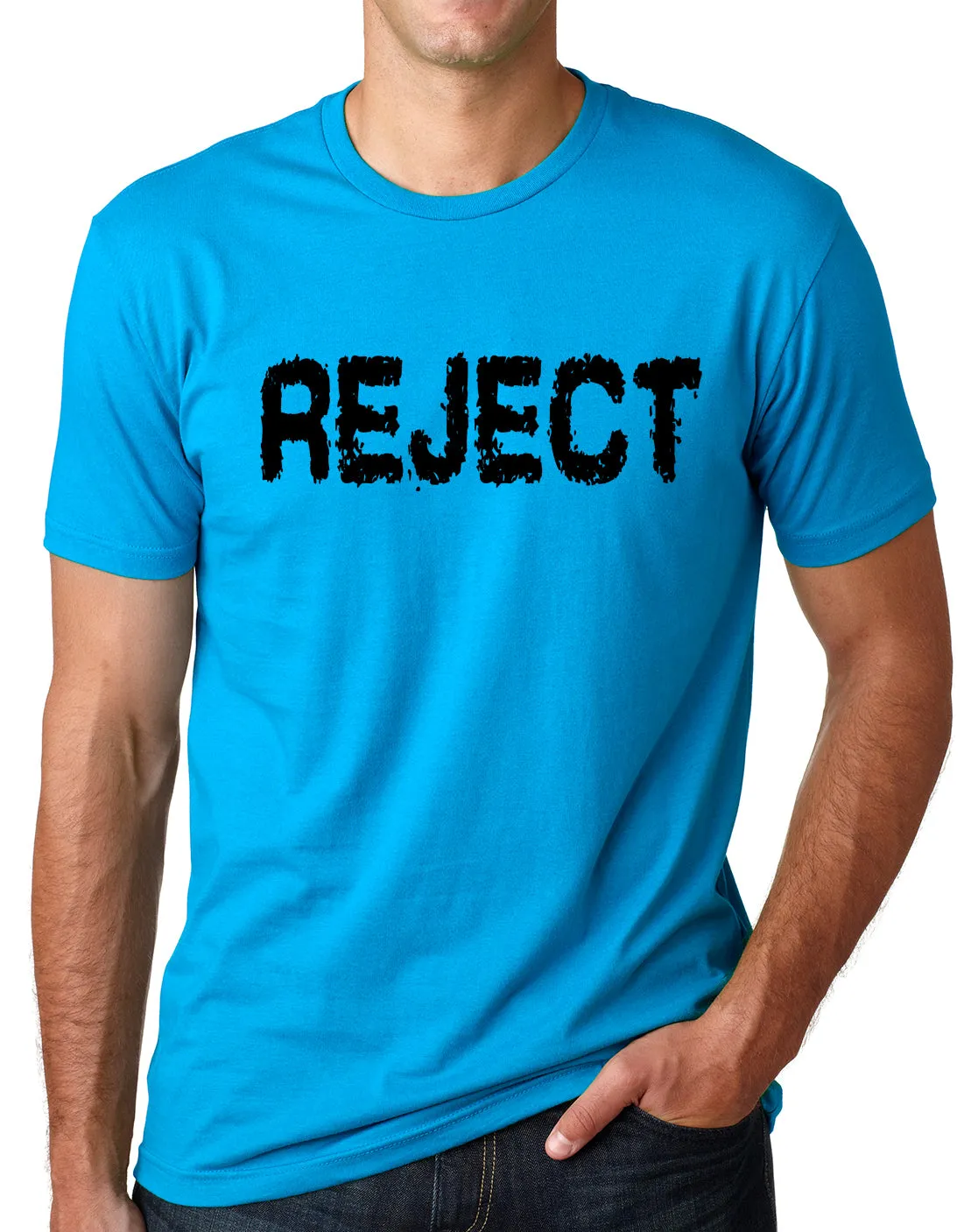Think Out Loud Apparel Reject Funny T shirt joke gag humor tee