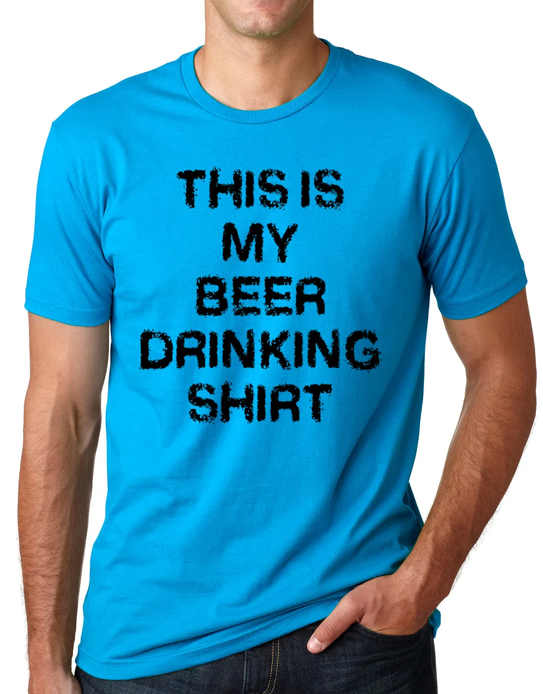 Think Out Loud Apparel This is My Beer Drinking Shirt Funny T Shirt Bar Humor Tee