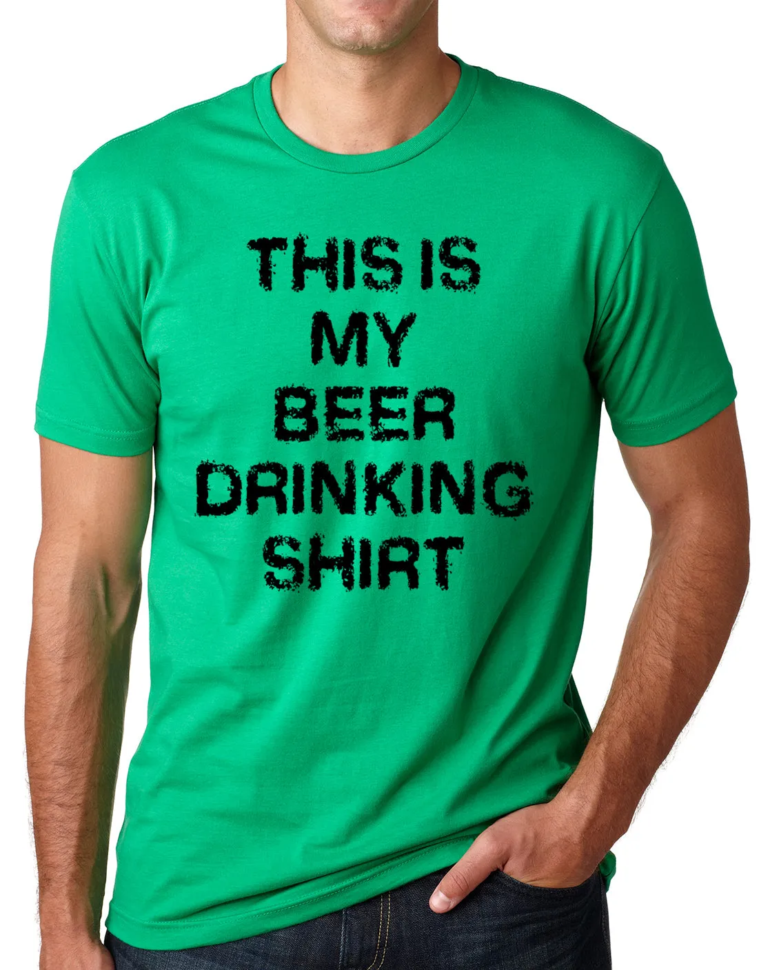 Think Out Loud Apparel This is My Beer Drinking Shirt Funny T Shirt Bar Humor Tee