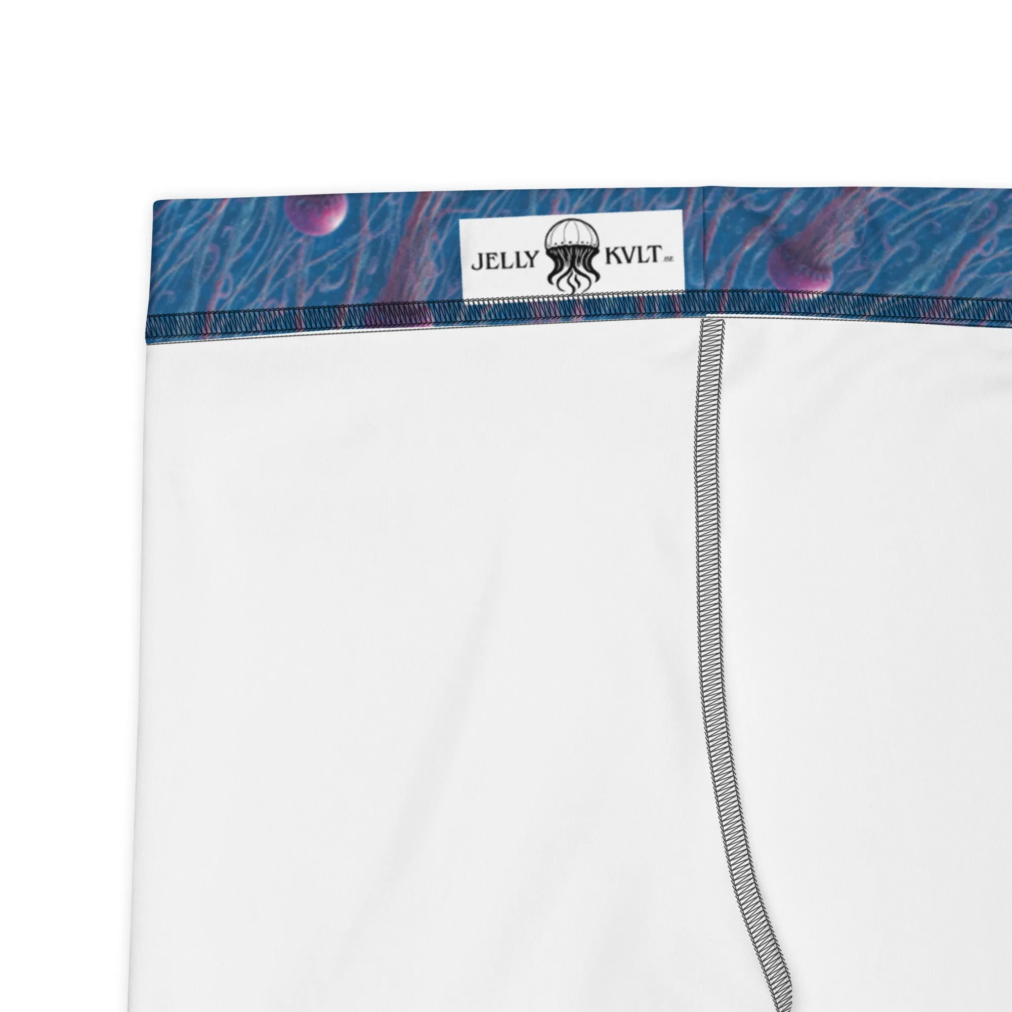 Tight Shorts - Blue And Violet Jellyfishes