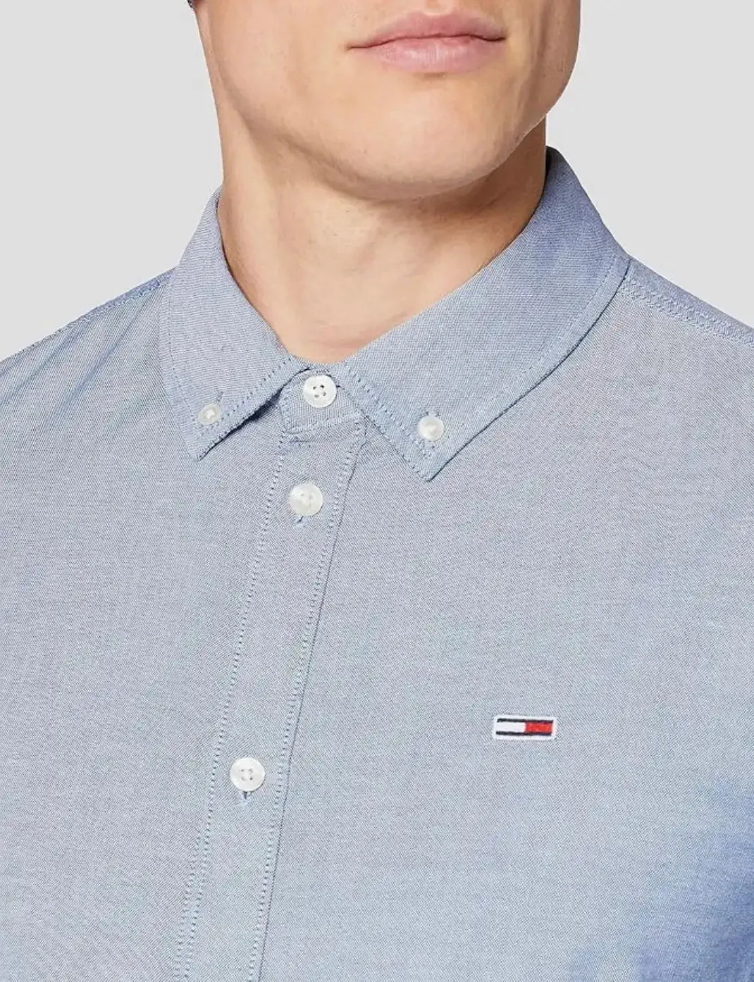 Tommy Jeans Slim Stretch Oxford Shirt Twilight Navy