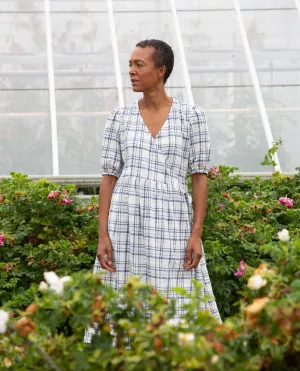 Trixie organic cotton dress in check